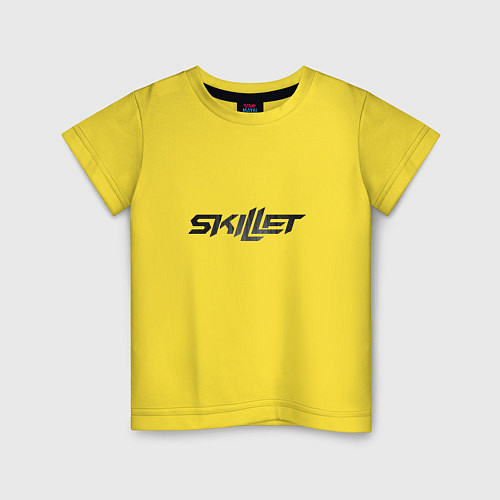 Детская футболка Skillet Asphalt / Желтый – фото 1