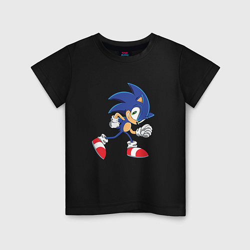 Детская футболка Sonic the Hedgehog / Черный – фото 1
