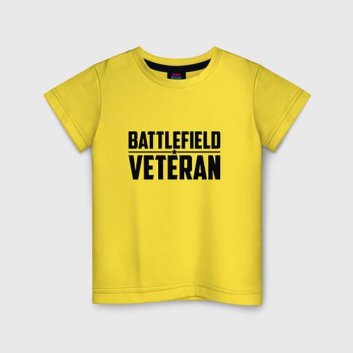 Детская футболка Battlefield Veteran / Желтый – фото 1