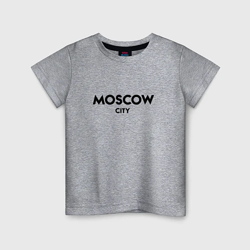 Детская футболка Moscow City / Меланж – фото 1