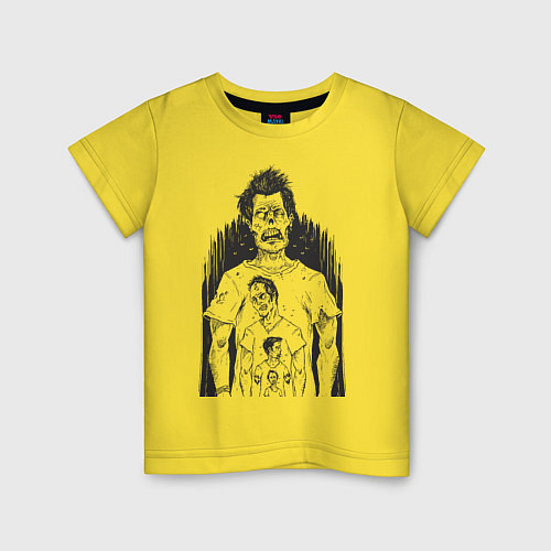 Детская футболка Четыре зомби / Желтый – фото 1