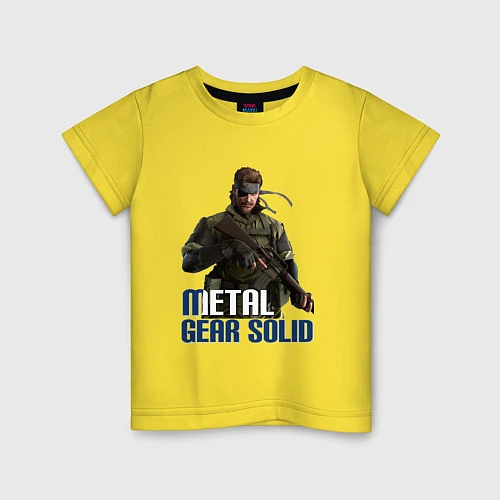 Детская футболка Metal Gear Solid / Желтый – фото 1