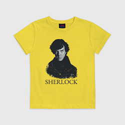 Футболка хлопковая детская Sherlock Art, цвет: желтый