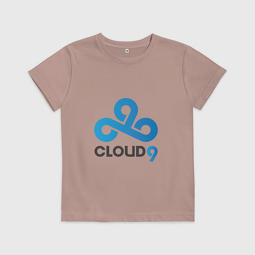 Детская футболка Cloud9 / Пыльно-розовый – фото 1