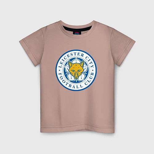Детская футболка Leicester City FC / Пыльно-розовый – фото 1