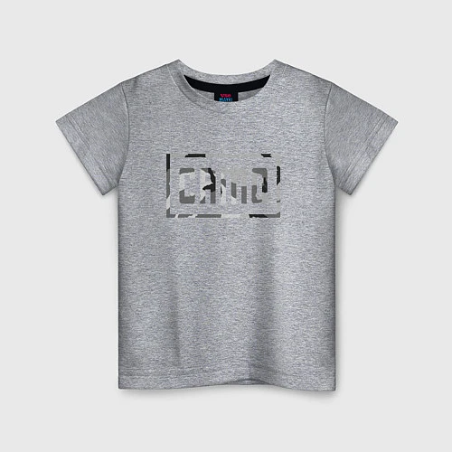 Детская футболка CAMO / Меланж – фото 1