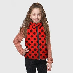 Детский жилет Леди Баг: узор, цвет: 3D-красный — фото 2