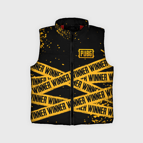 Детский жилет PUBG: Only Winner / 3D-Красный – фото 1