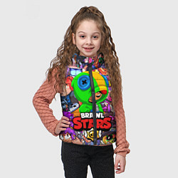 Детский жилет BRAWL STARS LEON, цвет: 3D-черный — фото 2