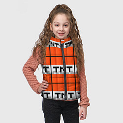 Детский жилет Minecraft-Динамит, цвет: 3D-красный — фото 2