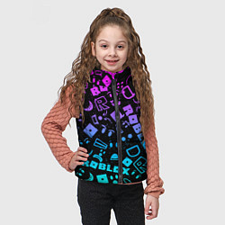Детский жилет Roblox, цвет: 3D-черный — фото 2