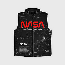 Детский жилет NASA, цвет: 3D-светло-серый