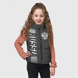 Детский жилет Russia, цвет: 3D-светло-серый — фото 2