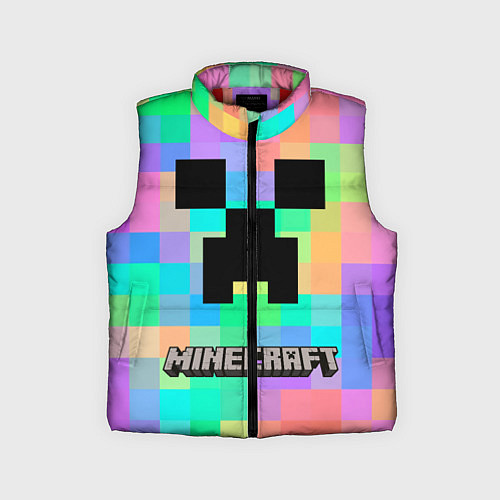 Детский жилет Minecraft / 3D-Красный – фото 1