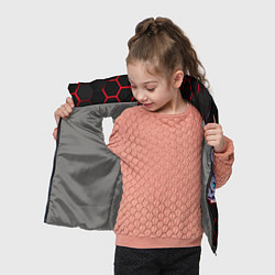 Детский жилет Sans Hexagon, цвет: 3D-светло-серый — фото 2
