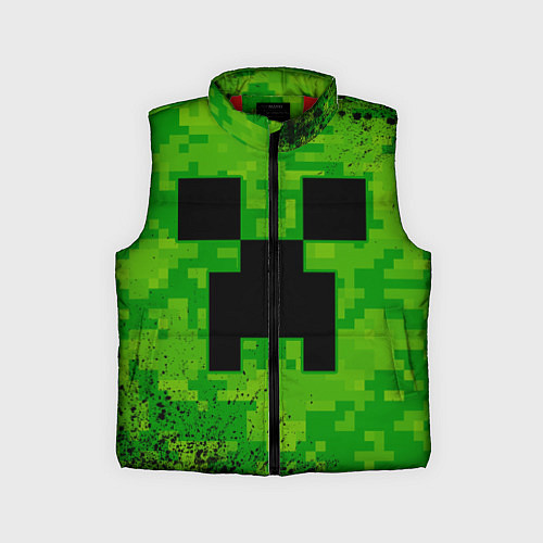 Детский жилет MINECRAFT МАЙНКРАФТ / 3D-Красный – фото 1