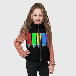 Детский жилет Among Us, цвет: 3D-светло-серый — фото 2