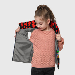 Детский жилет Brawl StarsKing Lou, цвет: 3D-светло-серый — фото 2
