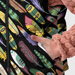 Детский жилет Feathers, цвет: 3D-черный — фото 2