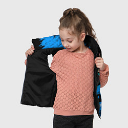 Детский жилет AMONG US - Синий в Короне, цвет: 3D-черный — фото 2