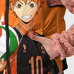 Детский жилет ВОЛЕЙБОЛ!! HAIKYUU!!, цвет: 3D-черный — фото 2