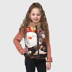 Детский жилет GENSHIN IMPACT HU TAO, цвет: 3D-черный — фото 2