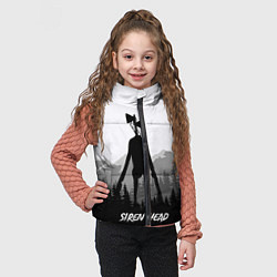 Детский жилет SIREN HEAD DARK FOREST, цвет: 3D-светло-серый — фото 2