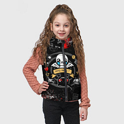 Детский жилет The Binding of Isaac ИСААК, цвет: 3D-светло-серый — фото 2