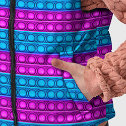 Детский жилет АНТИСТРЕСС POP it ПОП-ИТ, цвет: 3D-черный — фото 2