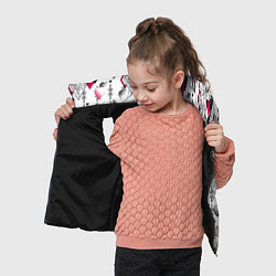 Детский жилет Абстрактный современный узор, цвет: 3D-черный — фото 2