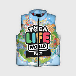 Детский жилет Toca Life World, цвет: 3D-красный