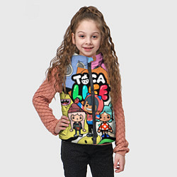 Детский жилет Toca Life: Heroes, цвет: 3D-черный — фото 2