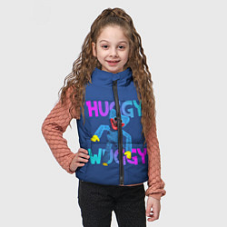 Детский жилет Huggy Wuggy: Зубастый монстр, цвет: 3D-черный — фото 2
