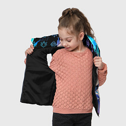Детский жилет Genshin Impact - Kokomi, цвет: 3D-черный — фото 2