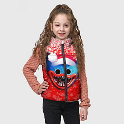 Детский жилет POPPY PLAYTIME ХАГИ ВАГИ НОВОГОДНИЙ, СНЕЖИНКИ, цвет: 3D-черный — фото 2