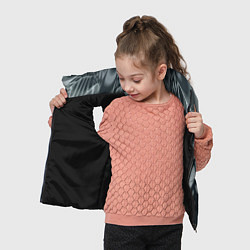 Детский жилет Серый - коллекция Лучи - Хуф и Ся, цвет: 3D-черный — фото 2
