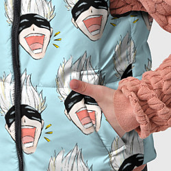 Детский жилет Узор с Сатору, цвет: 3D-черный — фото 2