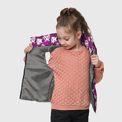 Детский жилет Знаки разноцветные, цвет: 3D-светло-серый — фото 2
