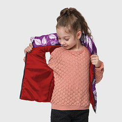 Детский жилет Фиолетовый вьюнок, цвет: 3D-красный — фото 2