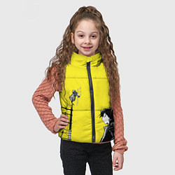 Детский жилет Аниме Песнь Ночных Сов Song Of The Night Walkers, цвет: 3D-светло-серый — фото 2