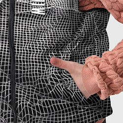 Детский жилет Мятая сетчатая ткань Crumpled Mesh Fabric, цвет: 3D-светло-серый — фото 2