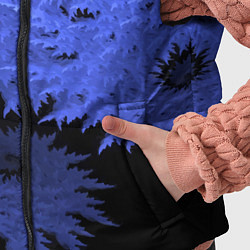 Детский жилет Абстрактный морозный узор Abstract frost pattern, цвет: 3D-светло-серый — фото 2