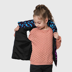 Детский жилет Леопардовый градиент, цвет: 3D-черный — фото 2