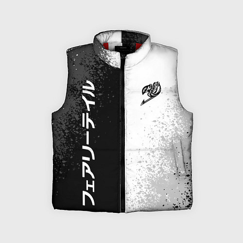 Детский жилет FAIRY TAIL BLACK AND WHITE LOGO / 3D-Красный – фото 1