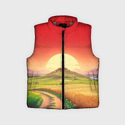 Детский жилет Дорога к солнцу, цвет: 3D-светло-серый