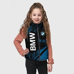 Детский жилет Bmw Абстракция Сетка, цвет: 3D-черный — фото 2