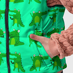 Детский жилет FUNNY CROCODILES, цвет: 3D-светло-серый — фото 2