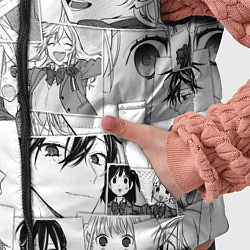 Детский жилет Horimiya pattern, цвет: 3D-черный — фото 2