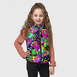 Детский жилет Щупальца и слизь, цвет: 3D-красный — фото 2