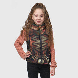 Детский жилет Mechanical device in Steampunk Retro style, цвет: 3D-красный — фото 2